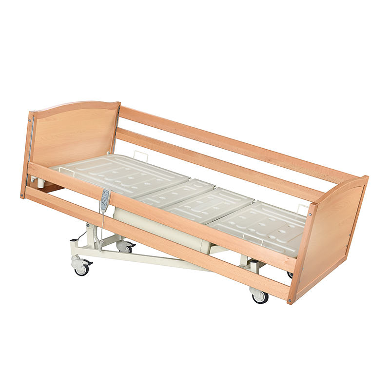 Dört Motor Ahşap Hasta Yatağı